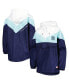 ფოტო #1 პროდუქტის Women's Blue, Deep Sea Blue Seattle Kraken Staci Half-Zip Windbreaker Jacket