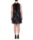 ფოტო #2 პროდუქტის Petite Printed Embellished Sleeveless Dress