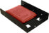 Inter-Tech 88885232 - 2x 2.5" - Bezel panel - 2.5" - Black - Steel - 35 mm