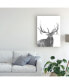 Naomi McCavitt Wildlife Snapshot Elk Canvas Art - 19.5" x 26"