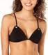 Hula Honey 259770 Women Juniors' Shimmer Rib Molded Push Up Bikini Top Size XS