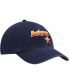 Фото #4 товара Men's Navy Houston Astros Logo Cooperstown Collection Clean Up Adjustable Hat