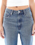 Фото #5 товара ASOS DESIGN high rise mom jeans in mid blue