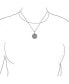 ფოტო #3 პროდუქტის Aquarius Zodiac Sign Astrology Horoscope Round Medallion Pendant For Women Necklace Sterling Silver