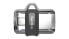 Фото #5 товара USB-флеш накопитель Sandisk Ultra Dual m3.0 - 128 ГБ - USB Type-A / Micro-USB - 3.2 Gen 1 (3.1 Gen 1) - Slide - 5.2 г - Черный - Серебристый - Прозрачный