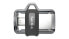 SanDisk Ultra Dual m3.0 - 128 GB - USB Type-A / Micro-USB - 3.2 Gen 1 (3.1 Gen 1) - Slide - 5.2 g - Black - Silver - Transparent