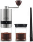 Фото #5 товара Silberthal Manual Coffee Grinder, Adjustable Grinding Level, Stainless Steel and Glass Hand Grinder