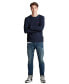 Фото #7 товара Men's Cable-Knit Cotton Sweater