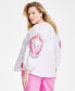 Фото #2 товара Блузка с вышивкой Charter Club plus size с завязками-Macy's