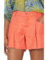 Liverpool 283023 High-Rise Trouser Shorts in Hot Coral Hot Coral , Size 8