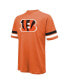 Фото #2 товара Men's Threads Joe Burrow Orange Distressed Cincinnati Bengals Name and Number Oversize Fit T-shirt
