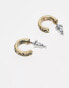 Фото #4 товара Classics 77 dusk til dawn hoop earrings in gold