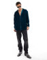 Фото #4 товара ASOS DESIGN 90s oversized velvet shirt in teal velvet