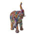 Decorative Figure Alexandra House Living Multicolour Plastic Elephant 10 x 23 x 22 cm