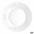 Фото #1 товара Плоская тарелка Bormioli Rocco Ebro Белый Cтекло (24 cm) (36 штук)