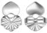 MASIVE SECURITY earring closure - 1 pair Silver