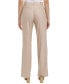 Women's Flat Front Linen-Blend Pants