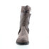 Фото #3 товара A.S.98 Callhoun A22208-101 Womens Gray Leather Zipper Casual Dress Boots 11