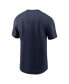 Фото #1 товара Men's Navy Michigan Wolverines Football T-Shirt