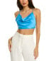 City Sleek Strappy Top Women's Blue M