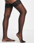 Фото #1 товара ASOS DESIGN 15 denier lace top stockings in black