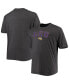 Фото #1 товара Men's Gray LSU Tigers Big and Tall Arch Over Wordmark T-shirt