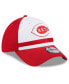 Men's White Cincinnati Reds 2024 Batting Practice 39THIRTY Flex Hat