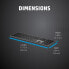 Фото #8 товара HP 975 Dual-Mode Wireless Keyboard - Full-size (100%) - RF Wireless + Bluetooth - Mechanical - QWERTY - Black