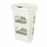 Laundry Basket Tontarelli GR37533 50 L White 50 L 46 x 34 x 64 cm (6 Units)