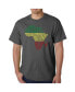 ფოტო #1 პროდუქტის Men's Word Art - Countries in Africa T-Shirt