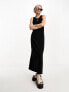 Only maxi dress in black