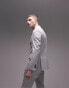 Пиджак man Grey Fishbone Groom Suit Coat