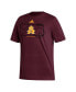 ფოტო #3 პროდუქტის Men's Maroon Arizona State Sun Devils Locker Lines Softball Fresh T-shirt