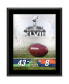 Фото #1 товара Seattle Seahawks Vs. Denver Broncos Super Bowl XLVIII 10.5" x 13" Sublimated Plaque