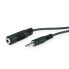 Фото #1 товара ROLINE 3.5mm Extension Cable, M/F 3 m, 3.5mm, Male, 3.5mm, Female, 3 m, Black