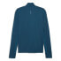 Фото #2 товара Puma Run Favorite Collard Quarter Zip Top Mens Blue Casual Tops 52315321