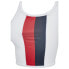 Фото #6 товара URBAN CLASSICS Stripe Zip Crop sleeveless T-shirt