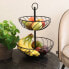 Фото #4 товара Obstschale Schwarz Etagere Obstkorb 2