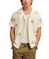 ფოტო #1 პროდუქტის Palm Tree Embroidered Short Sleeve Camp Collar Shirt