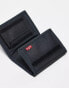 Levi's wallet with red batwing logo in black