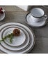 Фото #3 товара Austin Platinum Set of 4 Bread Butter and Appetizer Plates, Service For 4