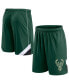 Фото #1 товара Men's Hunter Green Milwaukee Bucks Slice Shorts