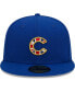 Фото #3 товара Men's Royal Chicago Cubs 2023 MLB World Tour: London Series Flag Fill 59FIFTY Fitted Hat