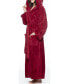 ფოტო #2 პროდუქტის Hooded Full Ankle Length Premium Fleece Bathrobe