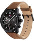 Фото #2 товара Наручные часы REIGN Francis Leather Watch - Brown/Blue, 42mm