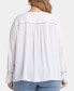 ფოტო #2 პროდუქტის Plus Size Liliana Peasant Blouse