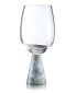 Фото #2 товара Marble All Purpose Wine Glasses, Set of 2, 14 Oz