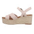 Фото #5 товара TOMS Willow Wedge Womens Beige Casual Sandals 10018253T