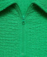 ფოტო #11 პროდუქტის Women's Textured Polo-Neck Dress