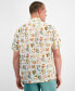 Men's Tile Garden Linen Short Sleeve Shirt, Created for Macy's